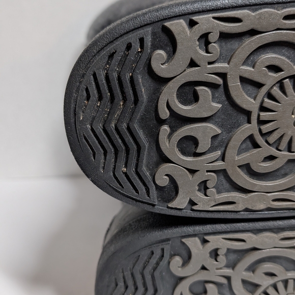 Ugg Sheepskin Leather Moon Boots Women US Size 9 - Picture 11 of 14